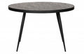 DINING TABLE FLOOR WOOD TOP METAL LEG
