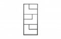 SHELF HONG OFFSET 85 BLACK METAL