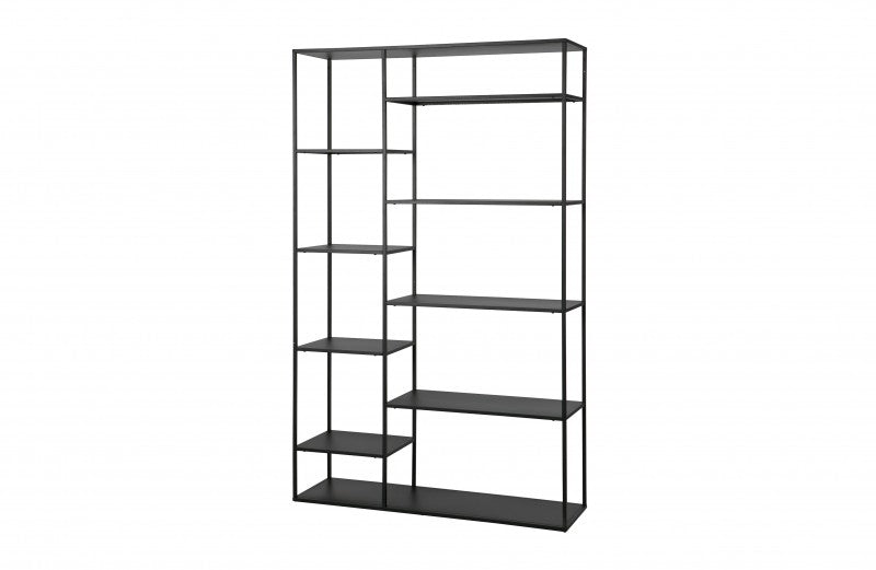 SHELF OFFSET 120 BLACK METAL