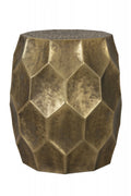 SIDE TABLE HEXA ANTIQUE GOLD