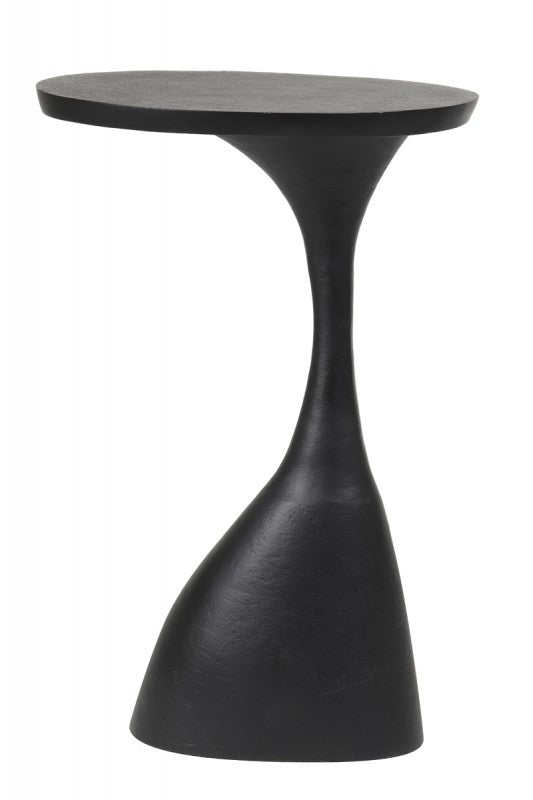 SIDE TABLE MAYAN METAL MATT BLACK