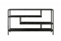 SHELF CONSOLE BLACK METAL 140