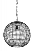 HANING LAMP BALL WOVEN WIRE BLACK