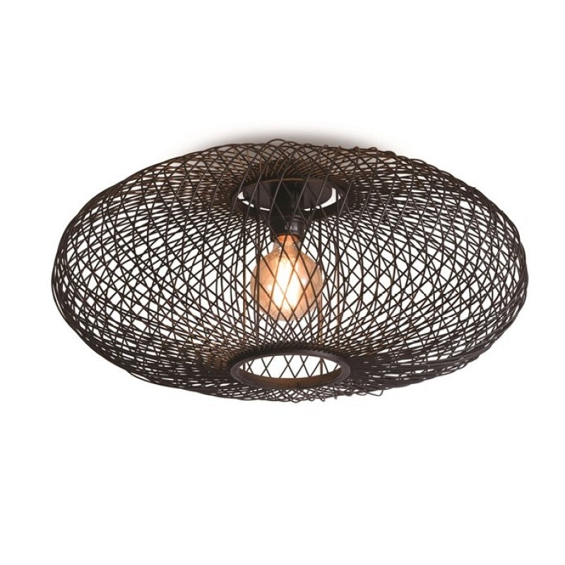 BLACK BAMBOO CEILING LAMP