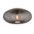 BLACK BAMBOO CEILING LAMP