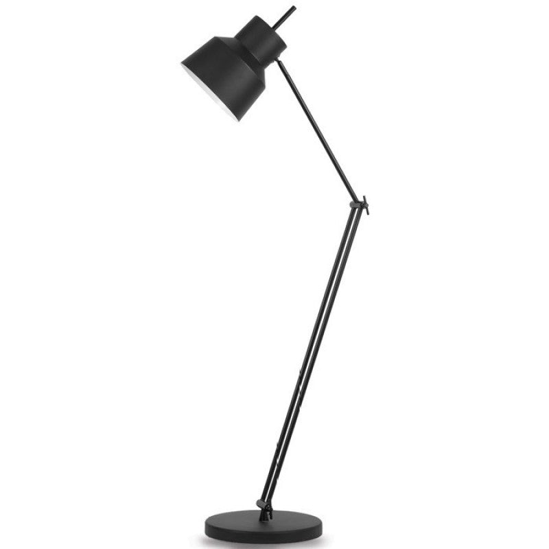 FLOOR LAMP OFFICE BLACK IRON