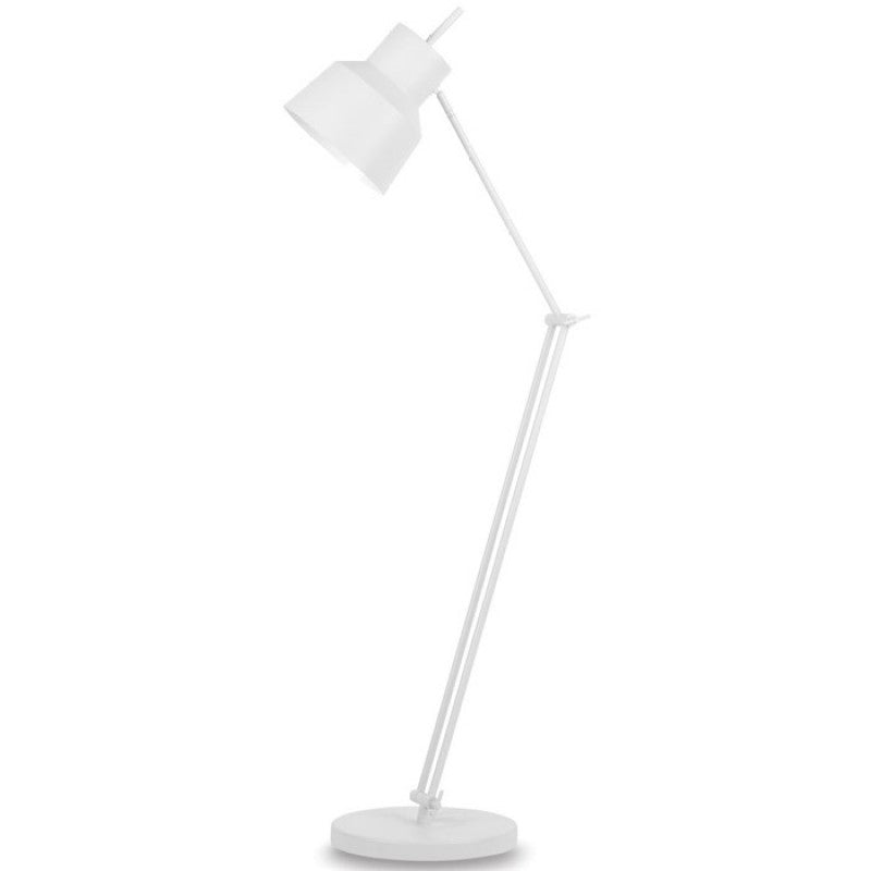 FLOOR LAMP OFFICE WHITE IRON