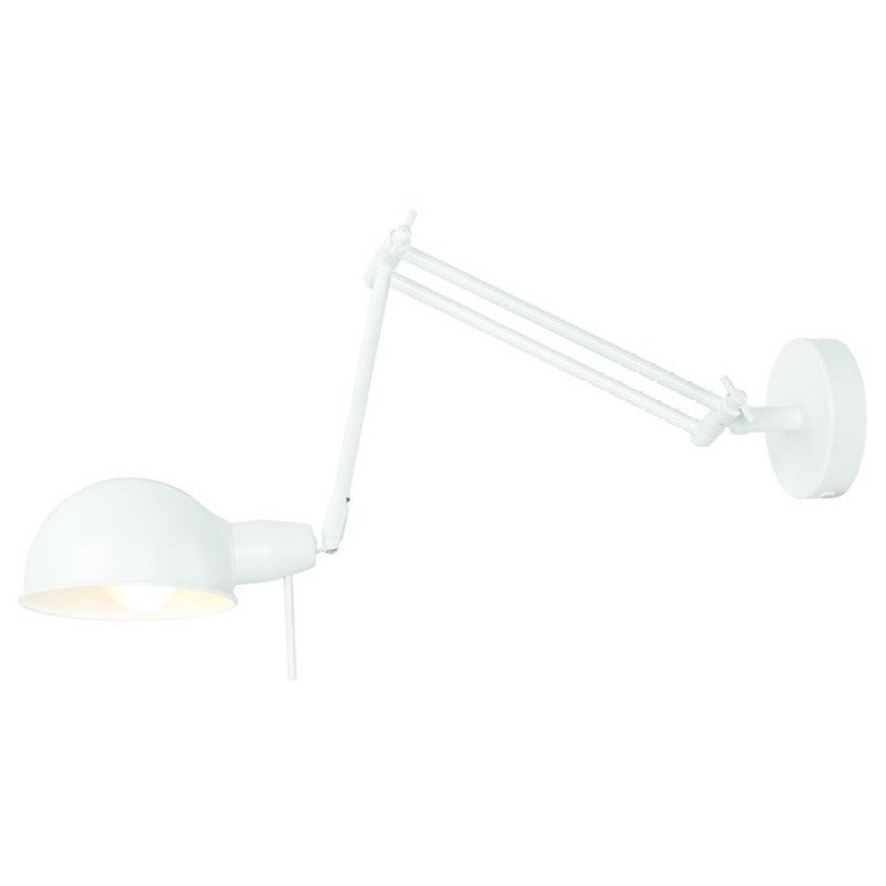 WALL LAMP HELM WHITE METAL