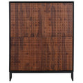 CABINET SHERAM WOOD SQ CARVED DOOR