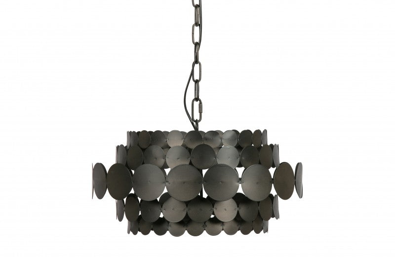 HANGING LAMP DARK BRASS DOT