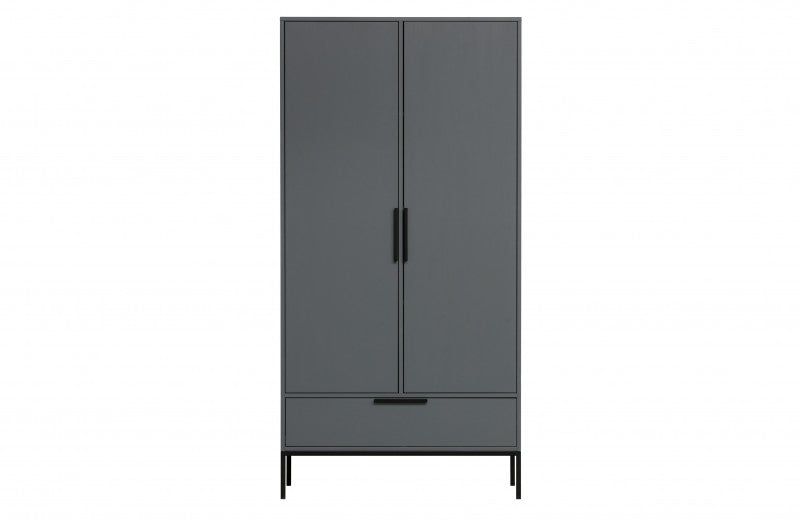 PINE GREY 2 DOOR 1 DRAWER