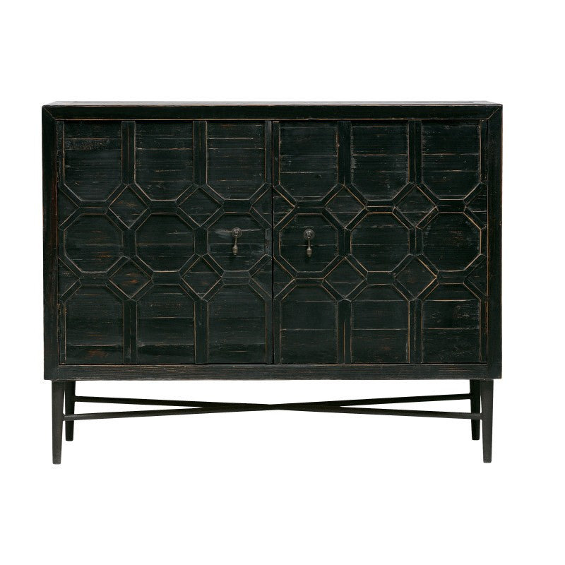 SIDEBOARD HEXA WOOD BLACK