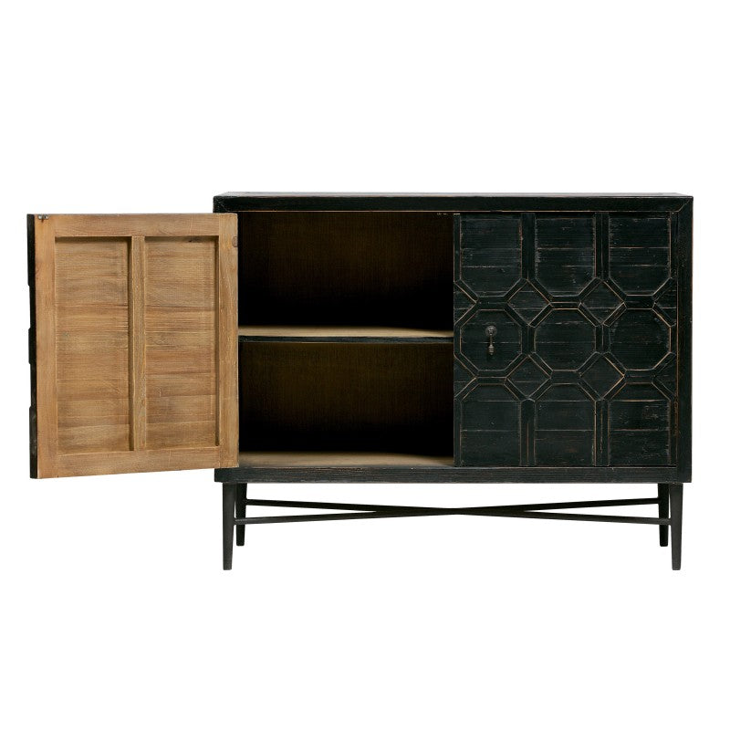 SIDEBOARD HEXA WOOD BLACK