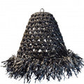 BLACK CONE FRINGE LAMP