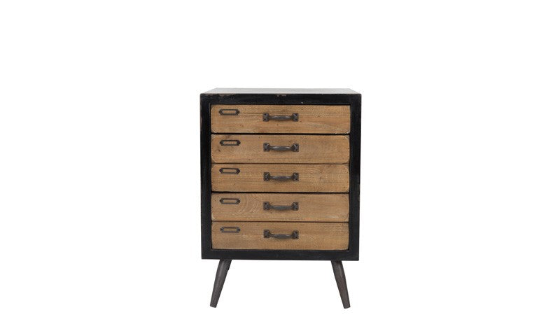 OFFICE CABINET WOOD WITH DRAWERS SMALL