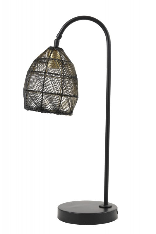 DESK LAMP WIRE EYA BLACK AND GOLD