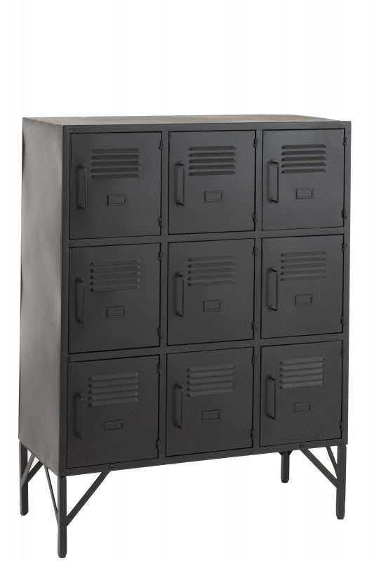 CUPBOARD BLACK METAL