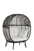 LOUNGE CHAIR BLACK WITH COUSHION