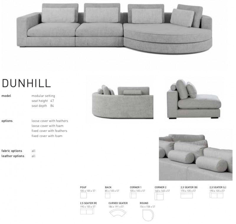 DUNHILL SOFA - PRICE ON REQUEST