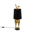 TABLELAMP HIDING RABBIT GOLD 75