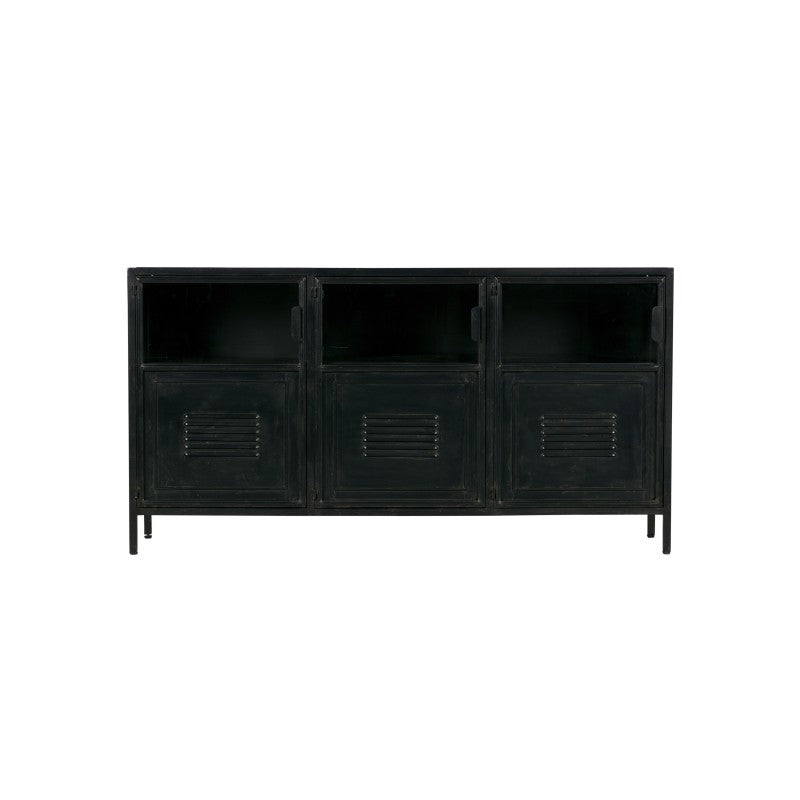 BLACK METAL LOFT SIDEBOARD 143