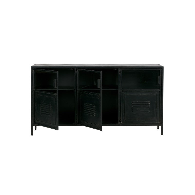 BLACK METAL LOFT SIDEBOARD 143