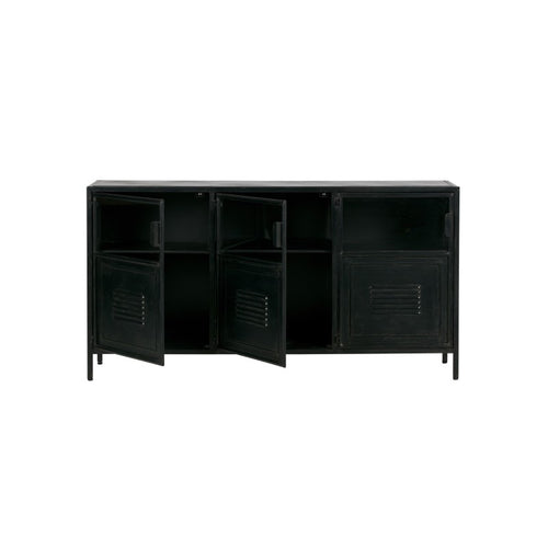 BLACK METAL LOFT SIDEBOARD 143