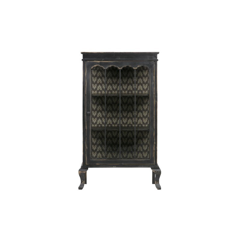 CABINET WALLPAPER WITH GLASS DOOR