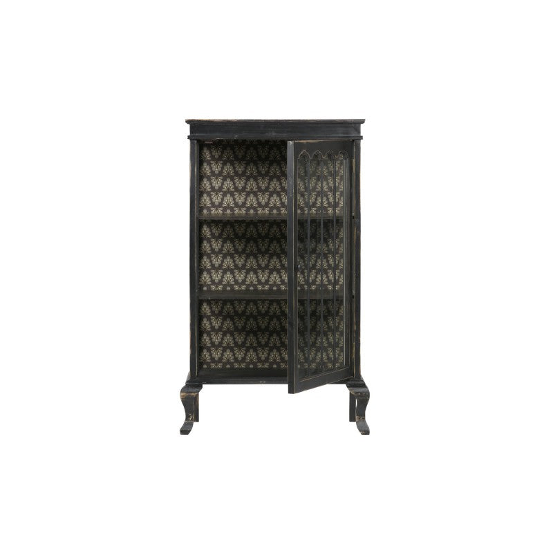 CABINET WALLPAPER WITH GLASS DOOR