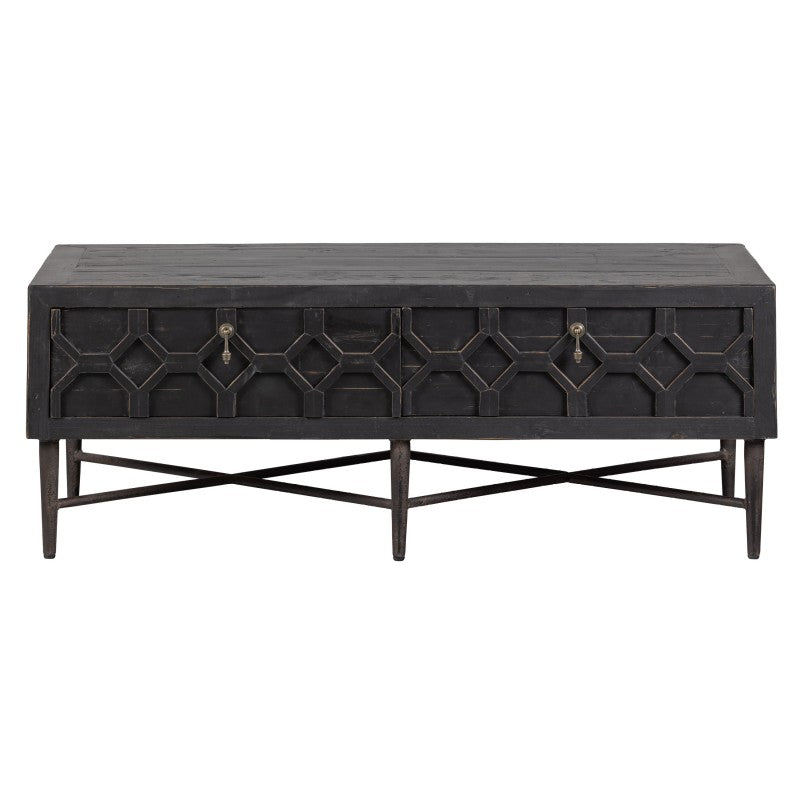CAFE TABLE HEXA BLACK 120