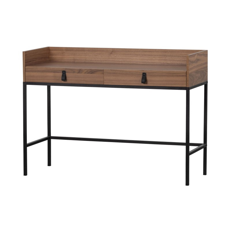 DESK IO WALNUT 2 DRAWER 120