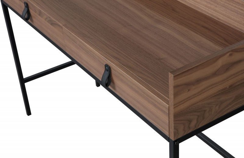 DESK IO WALNUT 2 DRAWER 120
