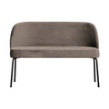 DINING BENCH LIN VELVET TAUPE