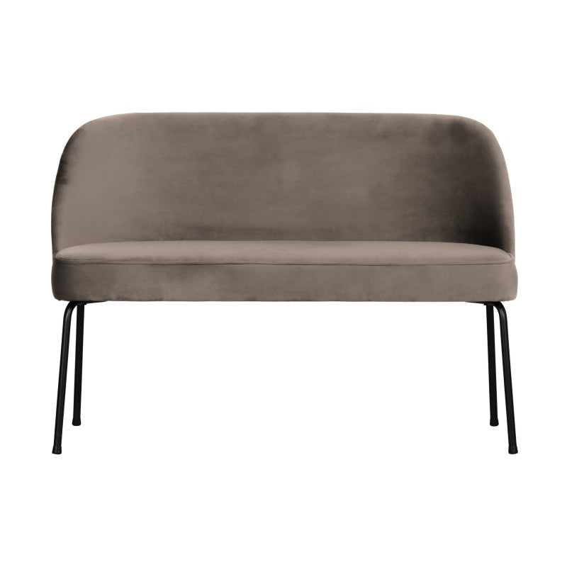 DINING BENCH LIN VELVET TAUPE