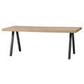 DINING TABLE MANGO WOOD METAL LEG 200