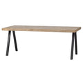 DINING TALBE HBONE TOP MANGO WOOD SQUARE LEG 200