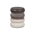 STOOL BOI GLAZED CREAMIC GREY