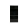 WARDROBE BLACK SMOKED GLASS DOOR