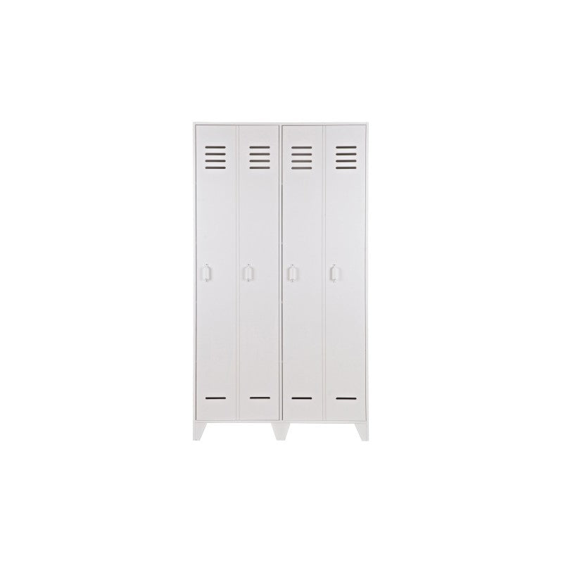WHITE LOFT CABINET 2DR