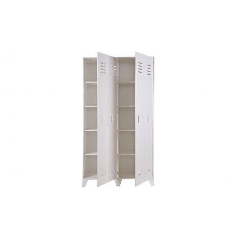 WHITE LOFT CABINET 2DR