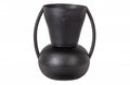 METAL VASE SEP BLACK