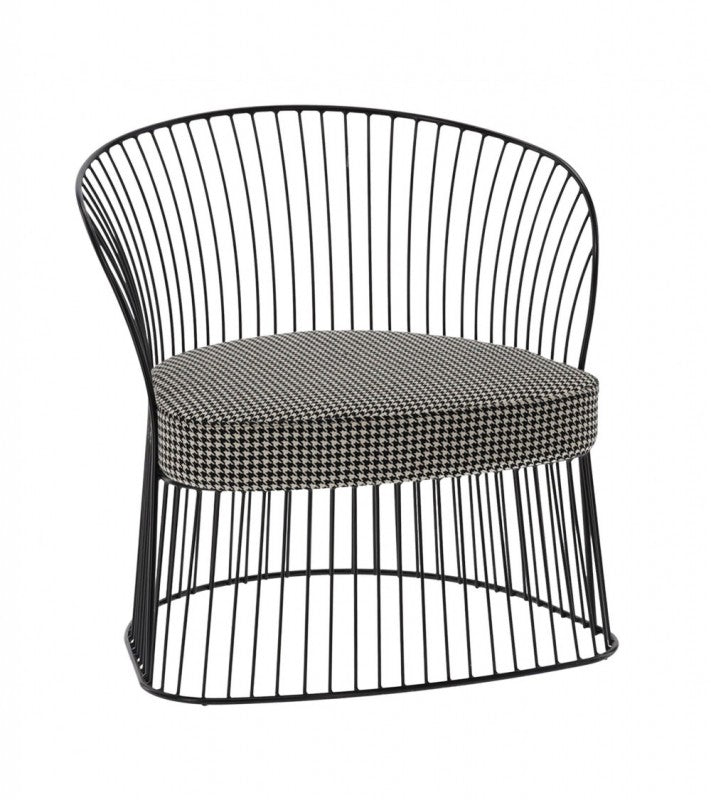ARMCHAIR STICK BLACK METAL