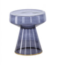 SIDE TABLE GLASS ANTRACIT 45