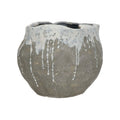 VASE SPILL NATURAL WHITE CERAMICS