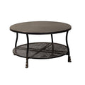 CAFE TABLE H MESHED METAL BLACK
