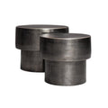 CAFE TABLE R DARK BRONZE SET OF 2