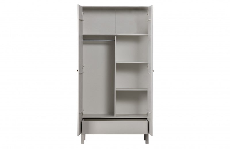 ADU WARDROBE PINE LIGHT GREY 195