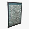UNIQUE SARI PRINT SCREEN OLD FRAMED LARGE FLOWER 155