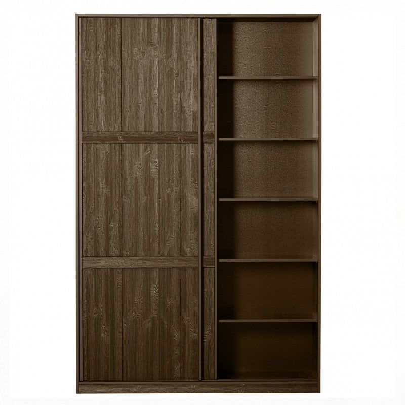 KAO DEEP BRUSHED PINE CABINET BROWN SLIDING DOOR 215
