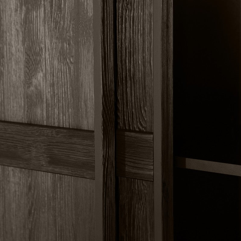 KAO DEEP BRUSHED PINE CABINET SLIDING DOOR CEDAR 215
